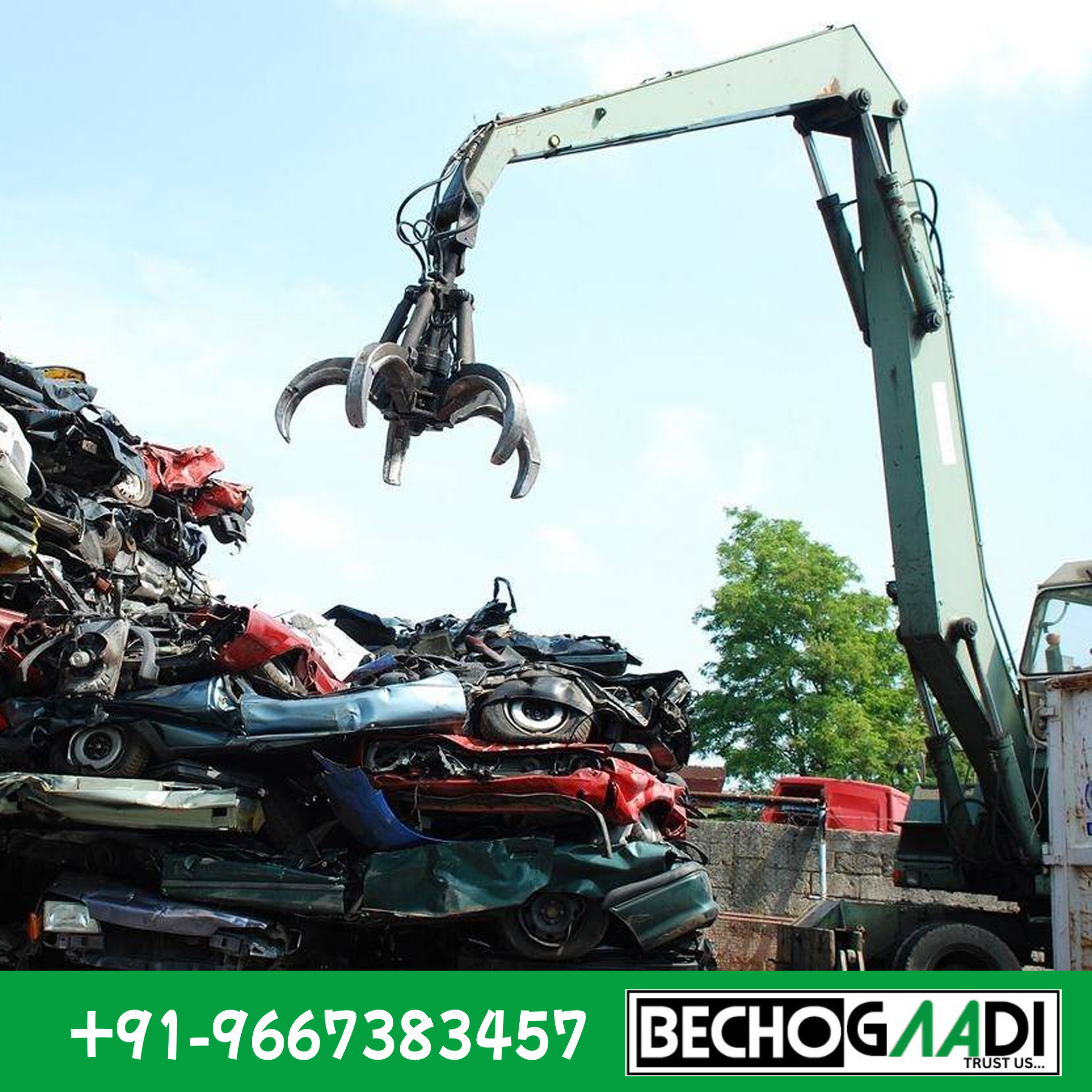 BechoGaadi authorized vehicle recycling facility